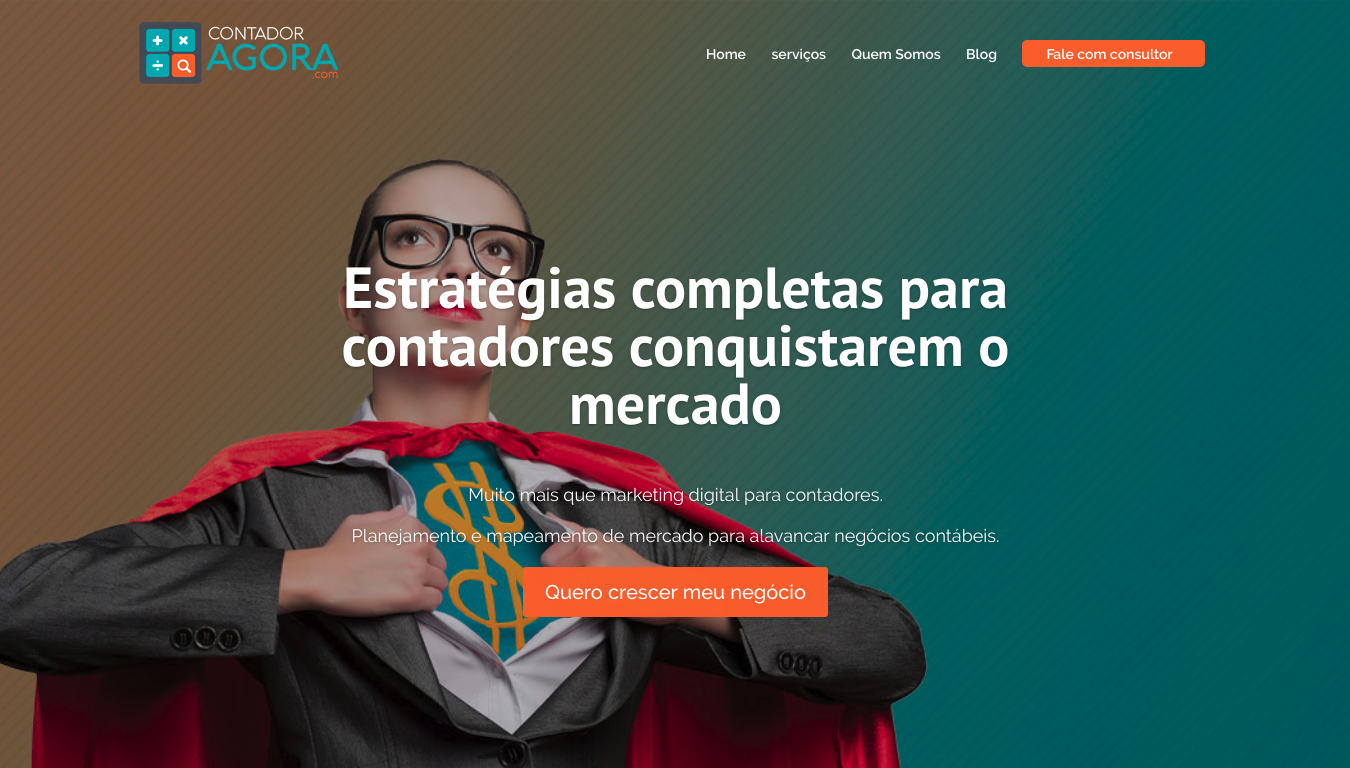 Migração Site WordPress Contador Agora